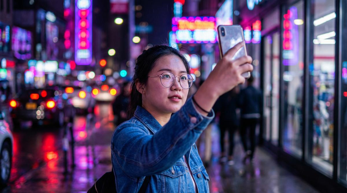 海角社区城市夜景短视频